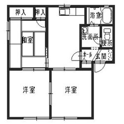 レガートⅡ　Cの物件間取画像